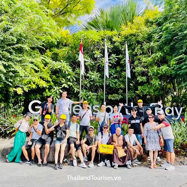 Tham quan Gardens by the bay với tour du lịch Singapore
